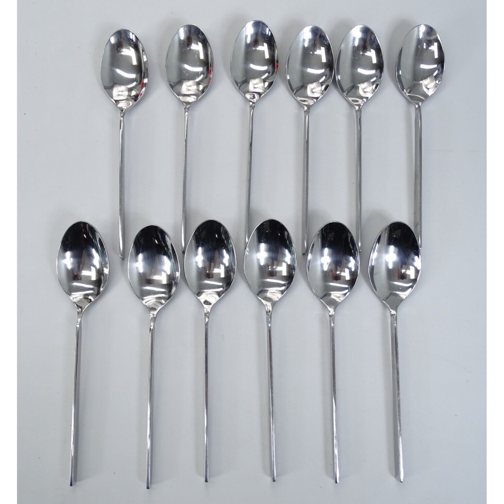 Towle 18/0 Stainless Briggs‎ Living Collection Angled Flatware 12 Soup Spoon